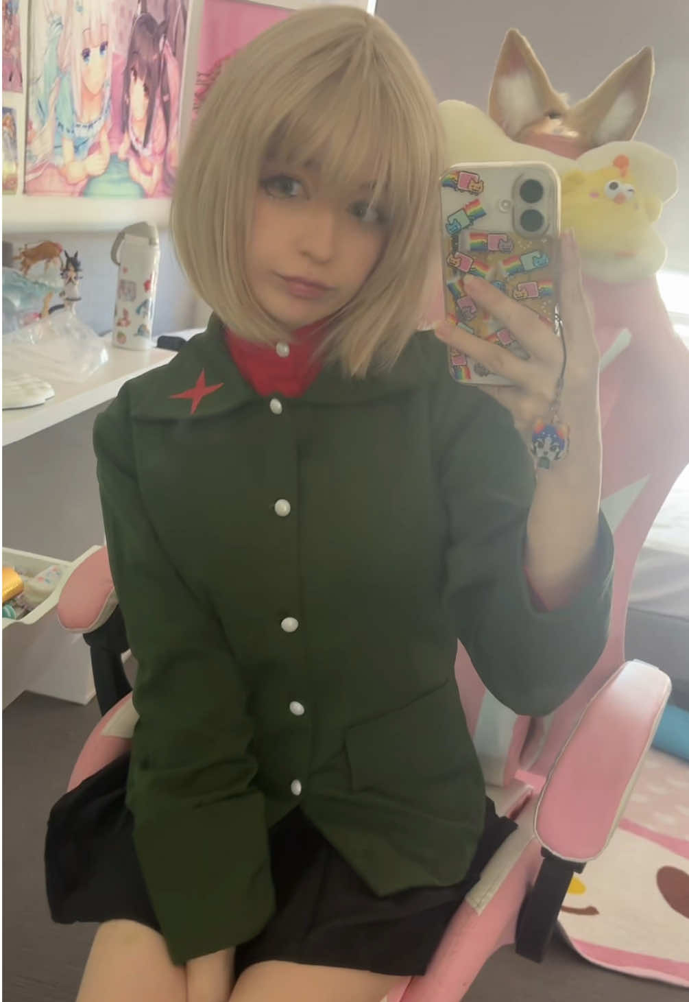 katyusha cosplay!! #katyushacosplay #girlsundpanzer #katyusha #girlsundpanzercosplay #fyp