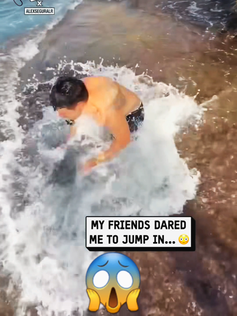 The moment he jumped into that deep ocean hole I swear time stopped for a second The waves swallowed him like he vanished into another world and everyone watching felt that sudden rush of fear and curiosity Now we are all wondering the same thing where did he really go and what is hiding beneath that blue silence #OceanMystery #DeepSeaVibes #WhereDidHeGo #ViralMoment #TikTokTrending