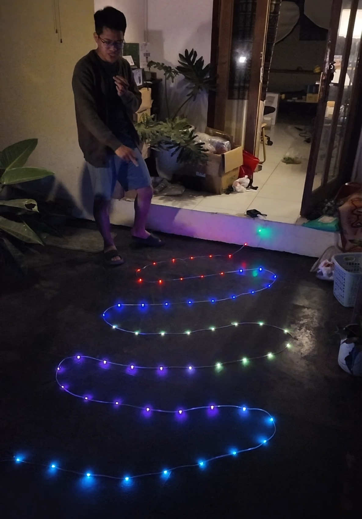 Đèn led trang trí tết 16 triệu màu #denledtrangtri #dentrangtritet #dentrangtringoaitroi 