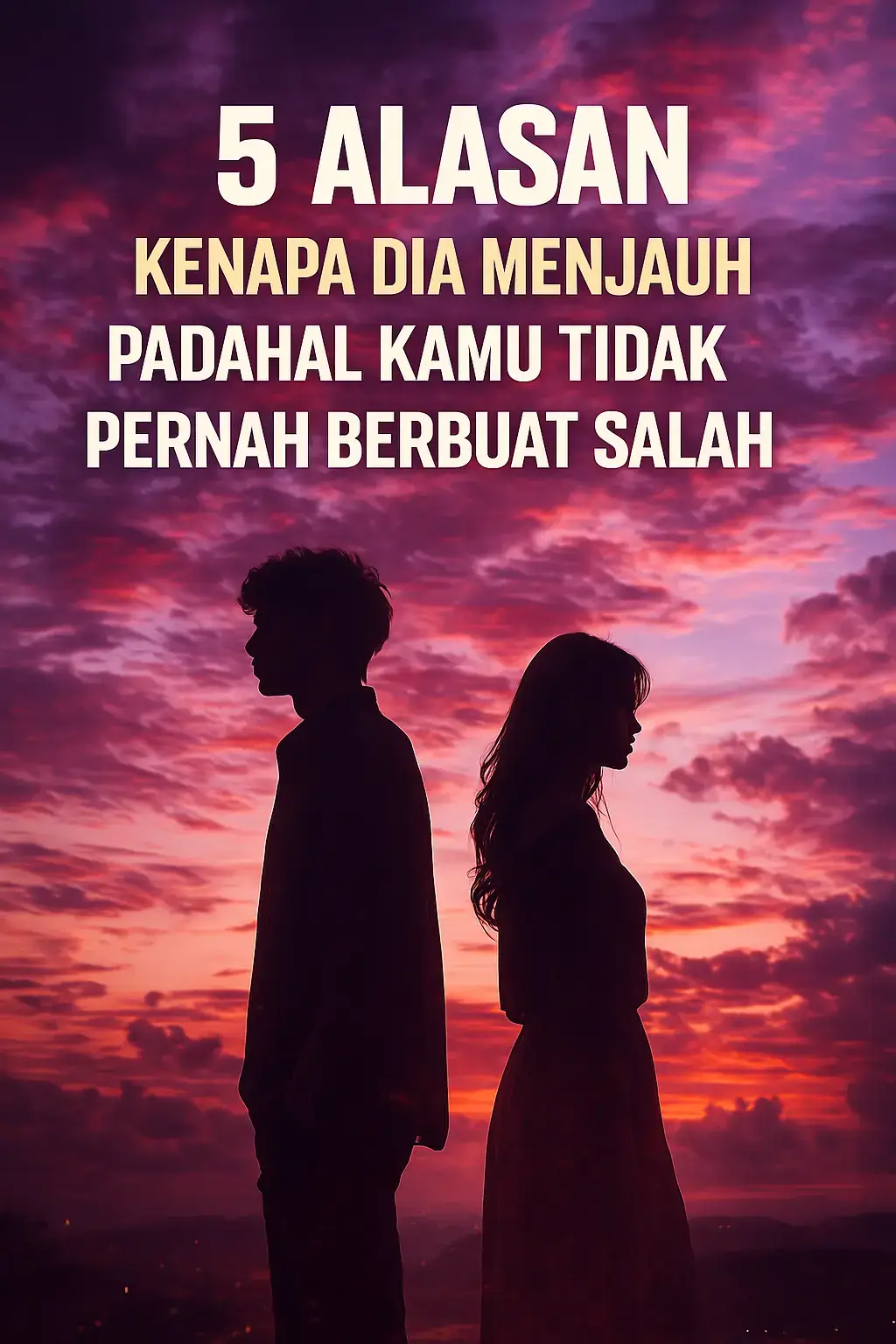 Aneh ya kaa… kamu udah jaga sikap, nggak pernah nyakitin, nggak nuntut apa-apa, udah kasih perhatian secukupnya… Tapi tiba-tiba dia menjauh, kayak kamu punya salah yang bahkan kamu nggak tahu apa. Sakit banget rasanya… karena kamu tidak salah apa-apa— tapi kamu yang kena akibatnya. Kamu cuma pengen hubungan yang normal: komunikasi yang jelas, perhatian yang wajar, dan perlakuan yang nggak bikin kamu bingung. Tapi saat dia mulai menjauh, kamu malah sibuk menyalahkan diri sendiri… Padahal, ada alasan kenapa seseorang menjauh meski kamu tidak pernah menyakiti mereka. 💔🔥 **5 ALASAN KENAPA DIA MENJAUH PADAHAL KAMU TIDAK PERNAH BERBUAT SALAH** 1. Karena dia tidak siap menghadapi kedekatan yang kamu berikan Beberapa orang takut bila hubungan mulai terasa “serius”. Bukan kamu yang salah— dia saja yang masih berantakan di dalam. 2. Karena kamu terlalu tulus, dan itu membuat dia merasa tidak pantas Ada orang yang malah lari ketika diperlakukan terlalu baik, karena dia tahu dirinya tidak mampu membalas ketulusan itu. 3. Karena dia lebih cinta kebebasannya daripada komitmennya Saat kedekatan terasa seperti tanggung jawab, dia memilih mundur. Bukan karena kamu salah— tapi karena dia belum dewasa. 4. Karena dia punya pilihan lain yang membuatmu prioritas kedua Ini pahit, tapi nyata: kalau seseorang menjauh tanpa alasan, kadang bukan karena kamu… tapi karena ada orang lain yang ia jaga. 5. Karena dia tahu kamu akan tetap bertahan meski ia menjauh Inilah alasan paling menyakitkan: dia merasa aman. Dia pikir kamu nggak akan pergi, makanya dia berani menarik diri tanpa takut kehilanganmu. Kaa… kalau kamu pernah disalahkan tanpa alasan, atau merasa ditinggalkan padahal kamu sudah sebaik itu… follow aku ya. Kita belajar bareng untuk berhenti menyalahkan diri sendiri atas sikap seseorang yang bahkan tidak mau jujur. 🤍✨ #Relationship #galau #selingkuh #toxiclove #fyp 