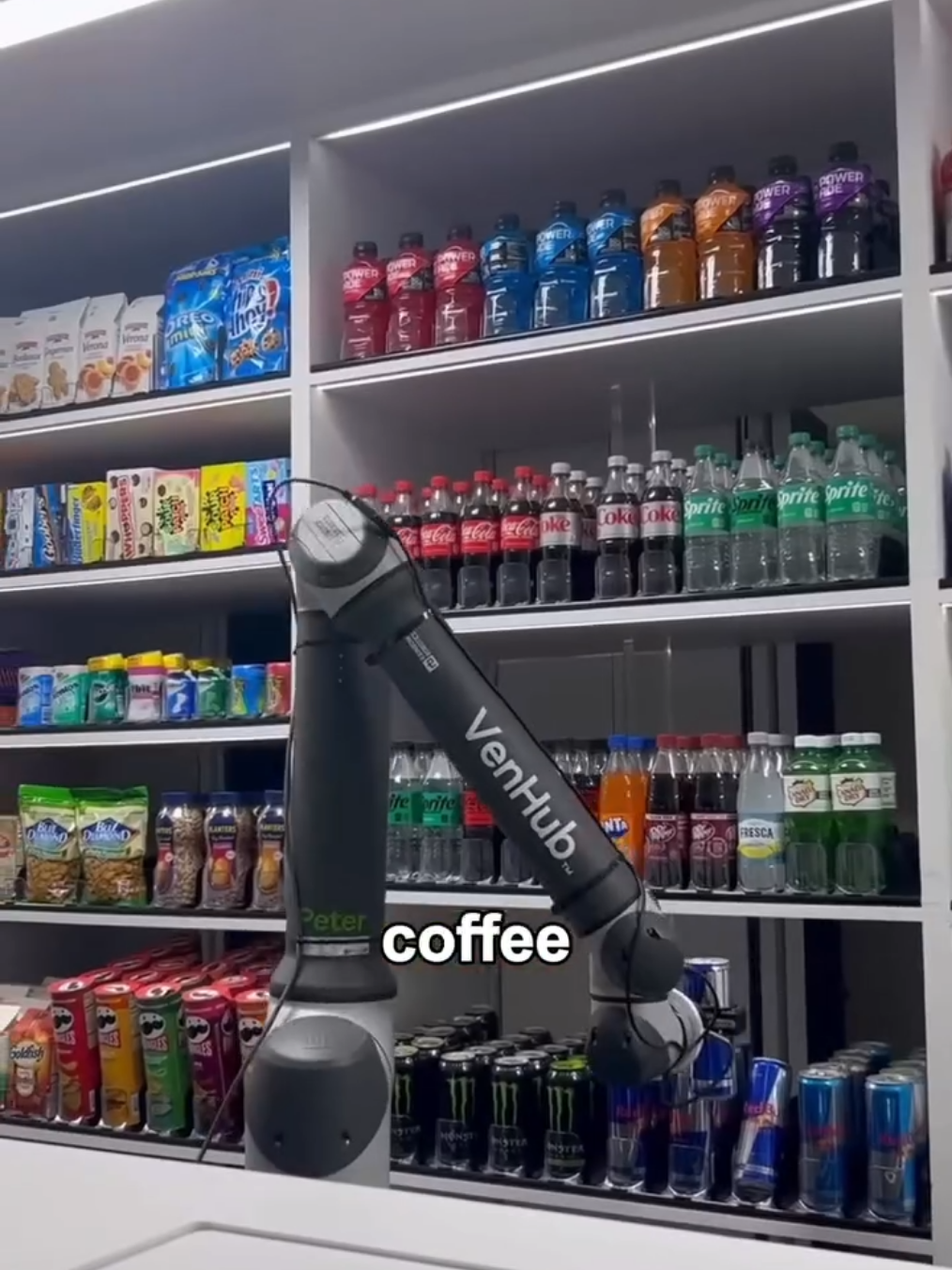 In Los Angeles, a giant Al vending machine is changing the game. No staff - just scan a QR code and robots deliver snacks, groceries, medicine, even coffee.  A futuristic business model with endless ways to profit.  Cr: venhub.ai  #sharkpreneur #businesstips #businessideas #marketing #branding   
