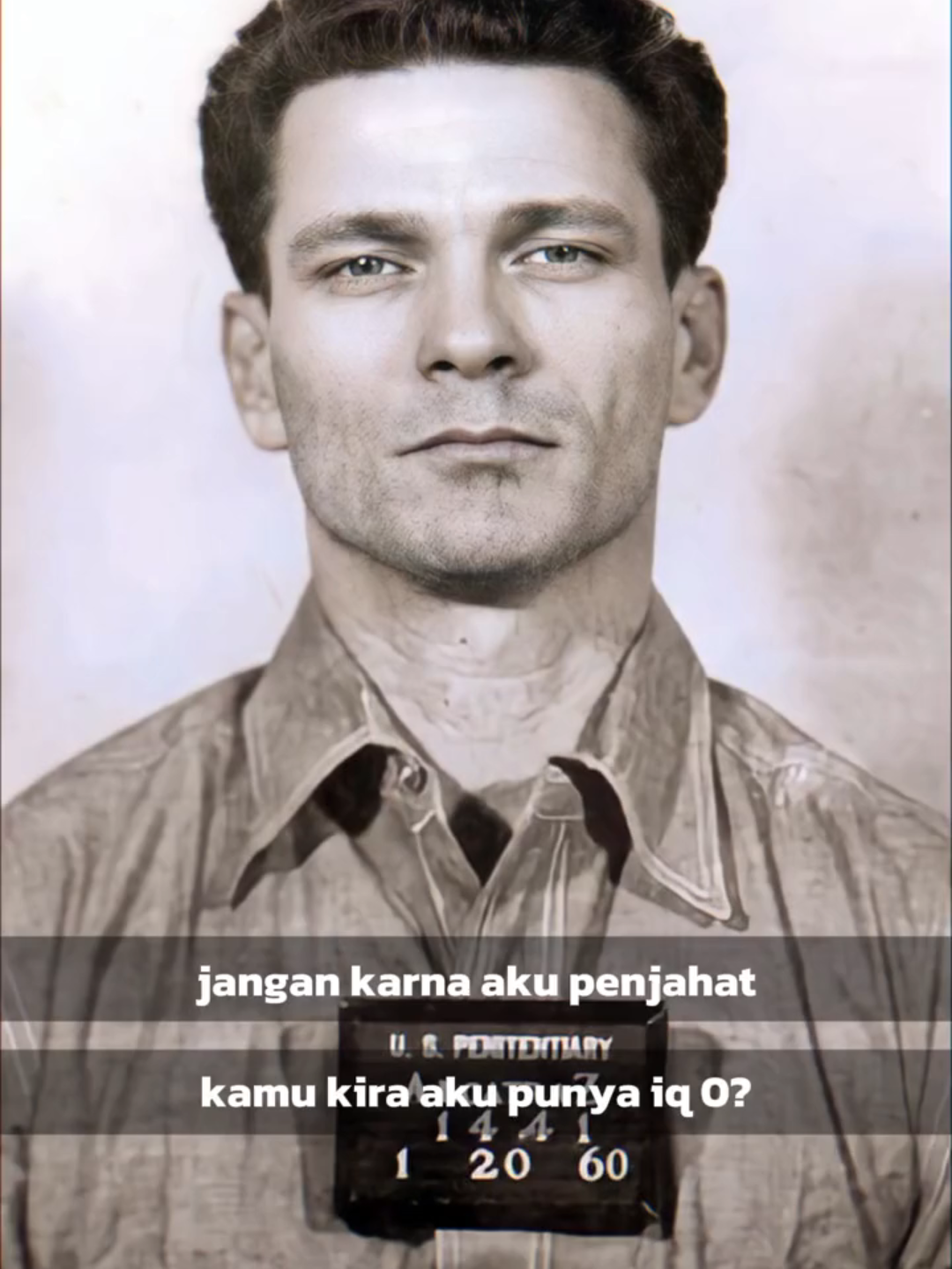 iq nya 133 lohh yaa🤭🤭 #alcatrazprison#frankmorris#jjelitis#fyp