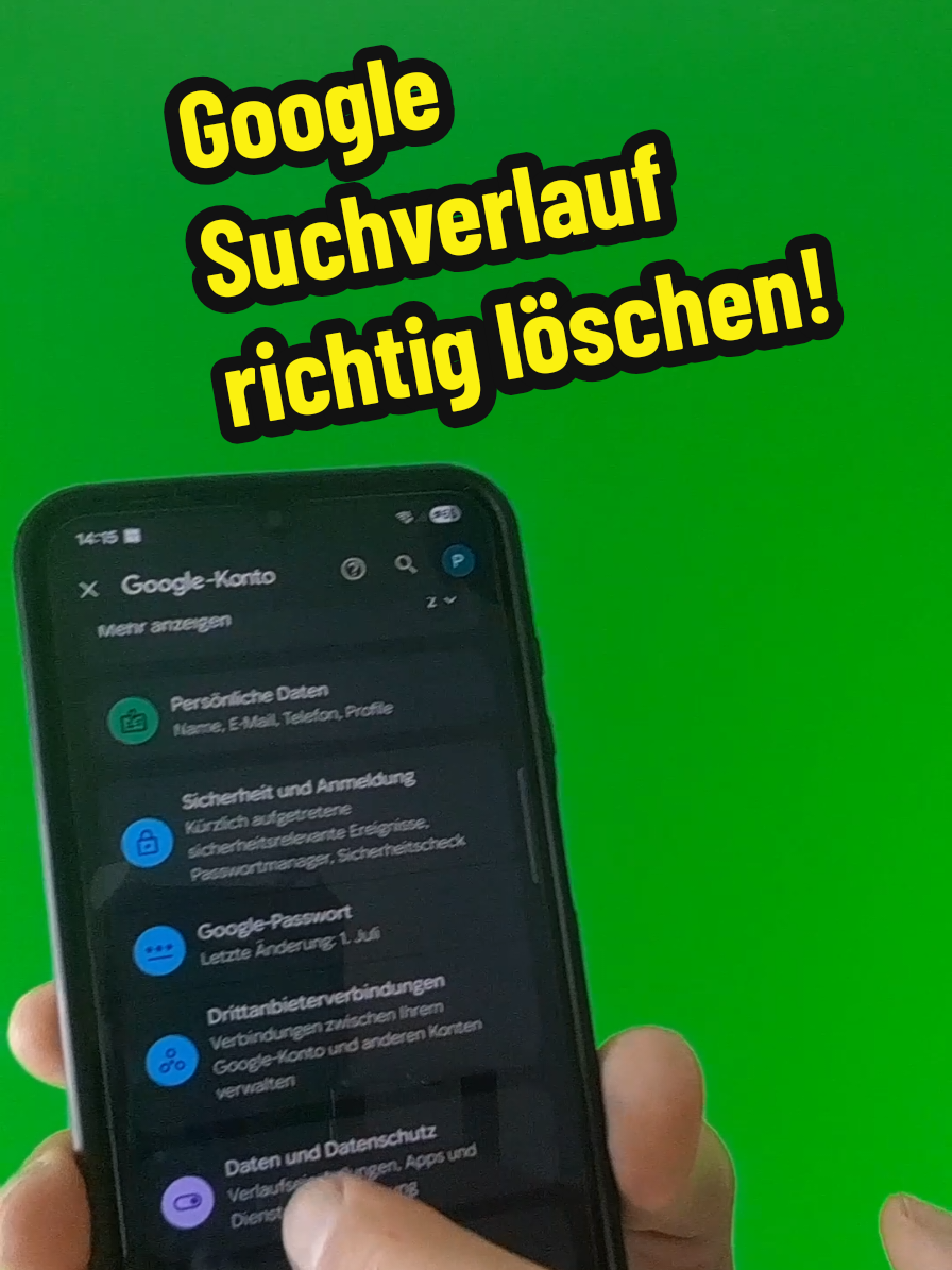 Fast alle löschen ihren Google Suchverlauf nicht richtig! #smartphonetricks #techtok #androidtips #smartphone #googletricks 