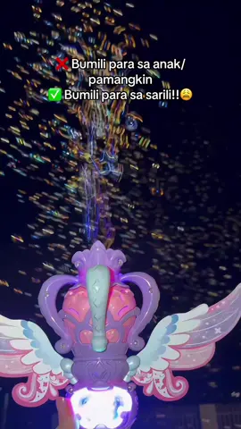 Hahahaha ang ganda naman kasi neto nakakahappy 😩 #bubblewand #magicbubblewand #bubbles #toyforkids 