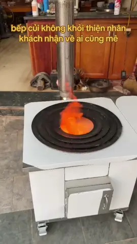 Bếp củi không khói thiện nhân khách nhận về mê luôn#kokhoibui #nauninhnuong #tietkiemnhienlieu #thaythebepgabepdien #cuckiantoan 