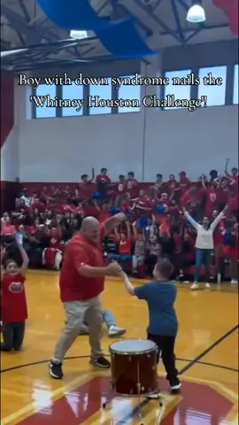 Boy nails the 'Whitney Houston Challenge'! The Whitney Houston Challenge is trend that tests participants' rhythm by having them hit a drum in time with the beat before the final chorus of 
