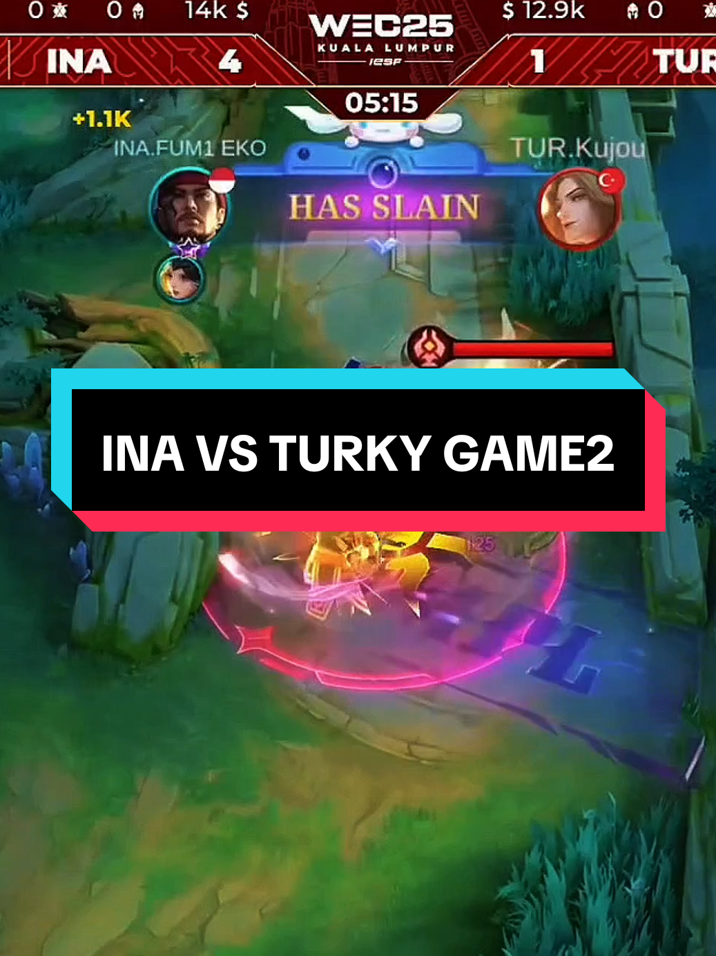 IESF WEC2025 | INDONESIA VS TURKY |GAME2|#MLBBXSpongeBob #MLBBFriendFest #MLBB 