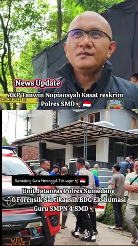 Unit Jatanras Polres Sumedang Mengungkap Tabir Meninggalnya Guru SMP Negeri 4 Sumedang Almarhum bernama Siti Nurhayati, atas meninggalnya diduga tak wajar Kasat reskrim Polres Sumedang ,AKP Tanwin Nopiansyah melakukan ekshumasi terhadap Jasad Korban dengan dilakukan Outopsi dengan dokter forensik RS Sartika Asih Bandung di mana almarhum dimakamkan di Pemakaman Umum Bunter Cikareo Kec Wado. rabu 3 Des 2025,🦅🇮🇩