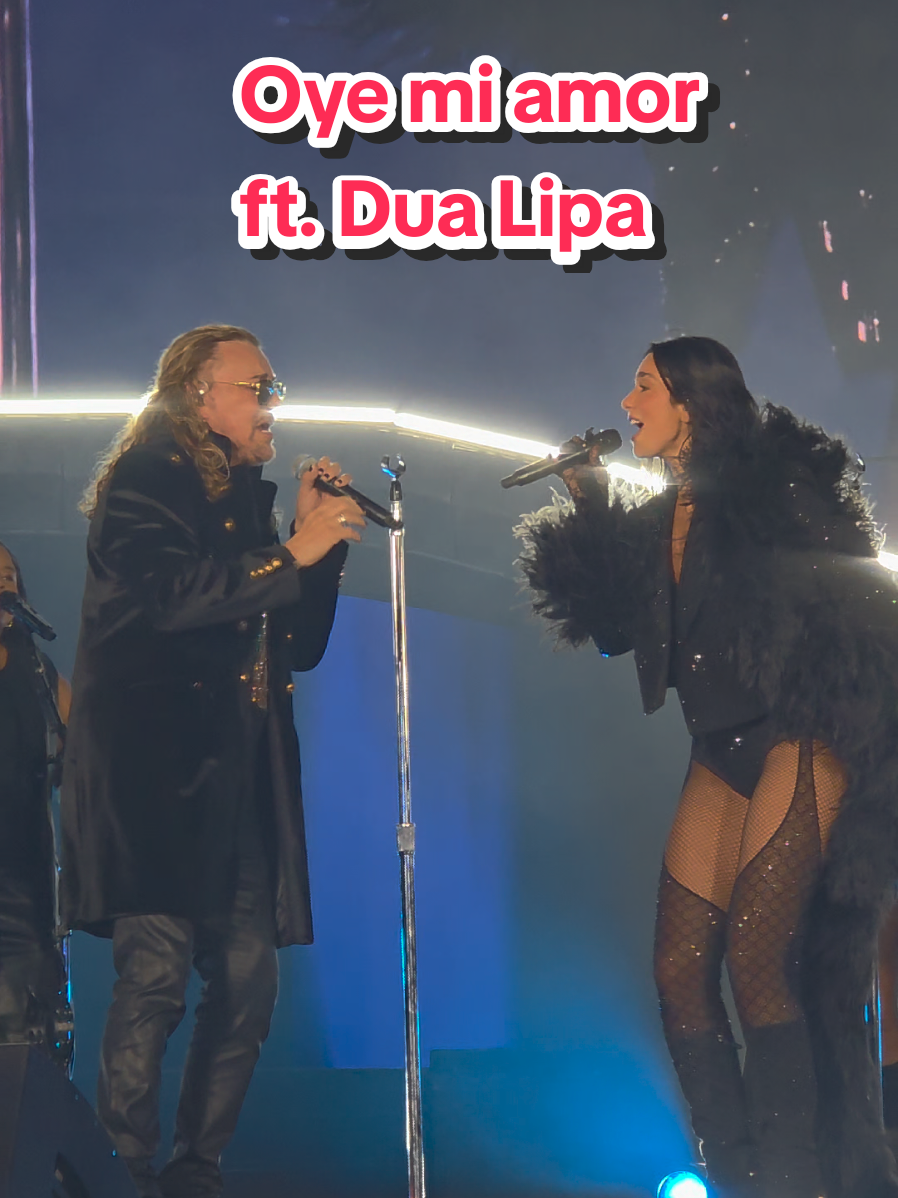 La segunda canción sorpresa fue #oyemiamor de Maná y salió Fheeeeeeer!!!!! #DuaLipa #radicaloptimismtour #maná #fyp @Dua Lipa 