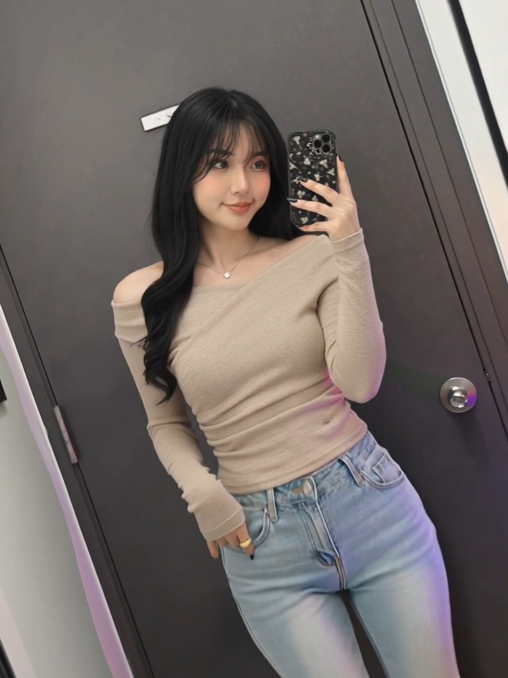 #fyp #atasanwanita #outfitinspiration #OOTD #atasanknit 