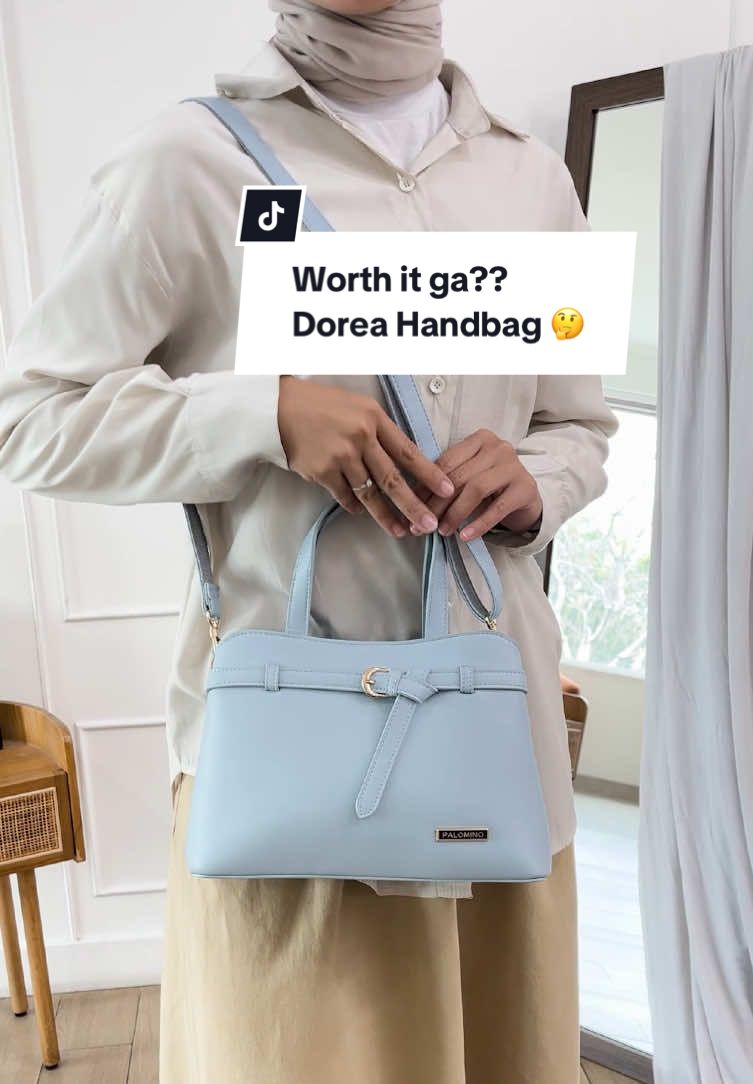 Jujur, Dorea Handbag WORTH IT banget! Selain tampilannya clean & sleek, dia tuh gampang banget dipaduin sama outfit apa pun. Mau dipakai harian, kondangan, atau office look—langsung kelihatan rapih & manis! Wajib masuk wishlist kamu! #Palominobag #Handbag #TasWanita #WIBGAJIAN #PromoGuncang1212 