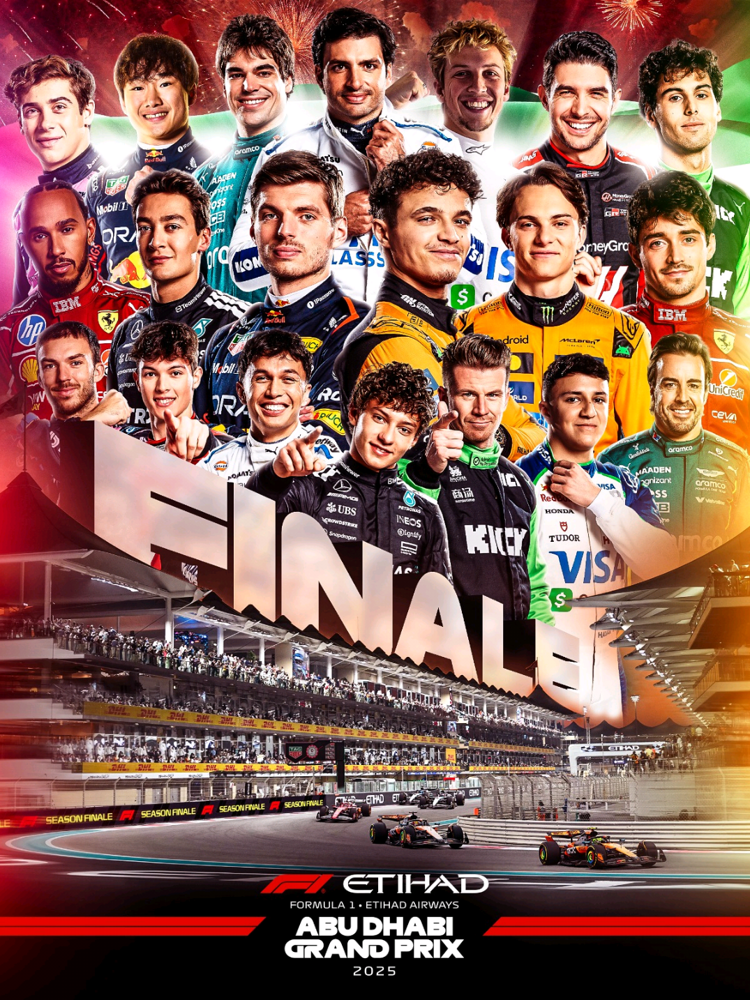 THE SEASON FINALE. THE TITLE DECIDER. ONE NIGHT TO CROWN A CHAMPION. 🏆🔥 Seluruh dunia Formula 1 kini mengarahkan pandangan mereka ke Yas Marina Circuit, karena Abu Dhabi Grand Prix 2025 resmi menjadi the ultimate championship decider. Setelah satu musim penuh drama duel sengit, kebangkitan spektakuler, strategi kacau, hingga rivalitas yang membara semuanya kini akan ditentukan dalam satu balapan terakhir. McLaren datang dengan momentum kuat, sementara Verstappen bersiap mempertahankan tahtanya menjadikan tensi menuju race weekend mencapai titik tertinggi sepanjang musim. Tidak ada lagi ruang untuk kesalahan. Tidak ada lagi simulasi. Hanya 58 laps yang akan menentukan siapa yang berhak menyandang gelar World Champion 2025. The World Will Witness a Champion Rise. This Is the Last Countdown. #F1 #seasonfinale #abudhabi #worldchampionship #maxverstappen  preset:@𝟒𝐕 | 𝟎𝟎𝟕'u𝖕in'Xatan 