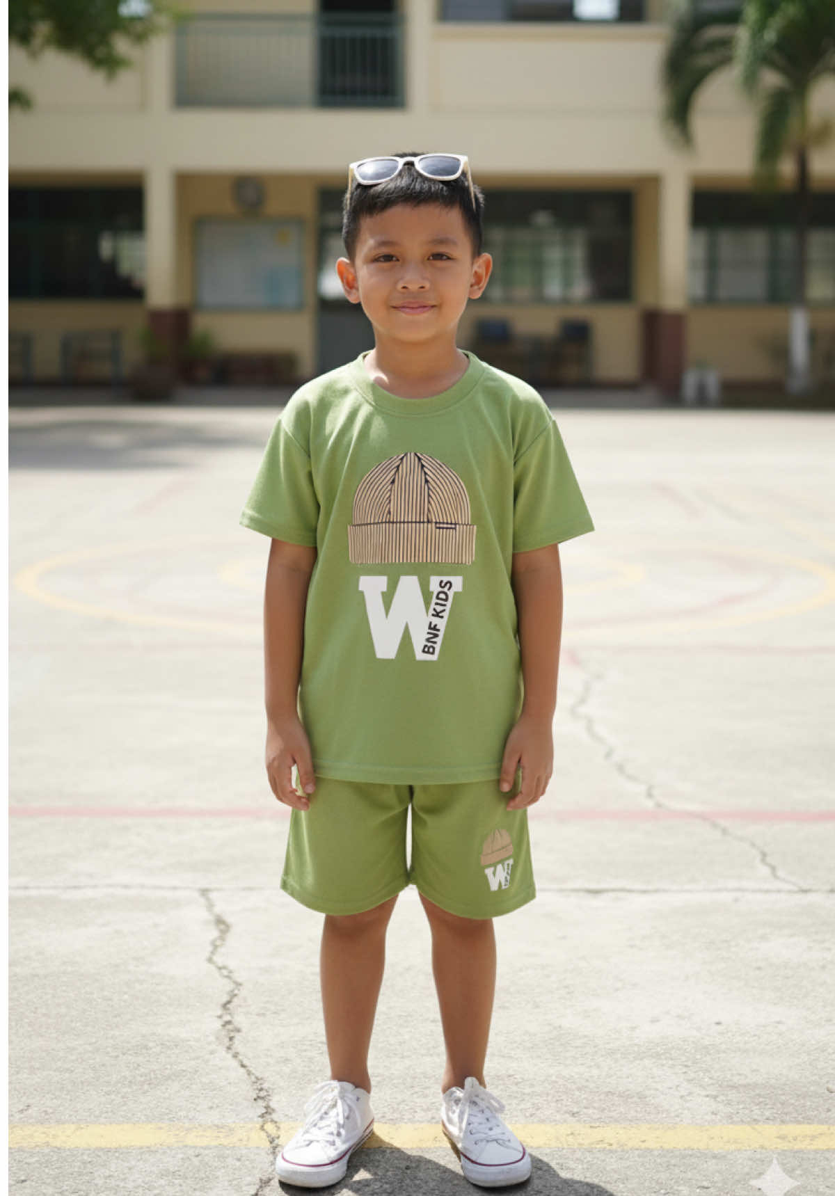 1-12y Children's lapel polo shirt suit short-sleeved shorts two-piece suit boys and girls fashion suit #kids #casualoutfits #boys #dailyoutfit #outfitfortoday🔥🔥 