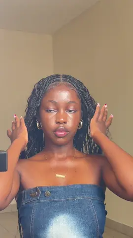 Hairstyle ideas🌸 @Jalizabraids  Hair details: JALIZA 34” Full lace human hair curls knotless boho box braided wig Link is in my bio! #curlystyle #jalizabraids #bohobraids #naturalhair #look 