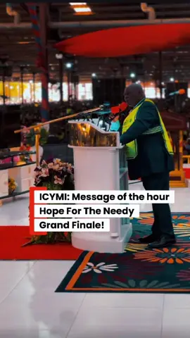 ICYMI: Message of the hour. Hope for the Needy 2025 Grand Finale! #tlccrmofficial  #pstlazarusmuoka  #chosen  #fyp  #message 