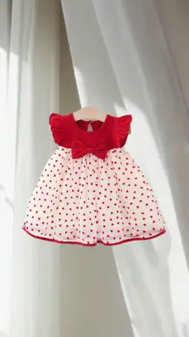 Baby girl red princess dress fits 6 months to 3 years old #reddress #girlsdress #xmasdress 