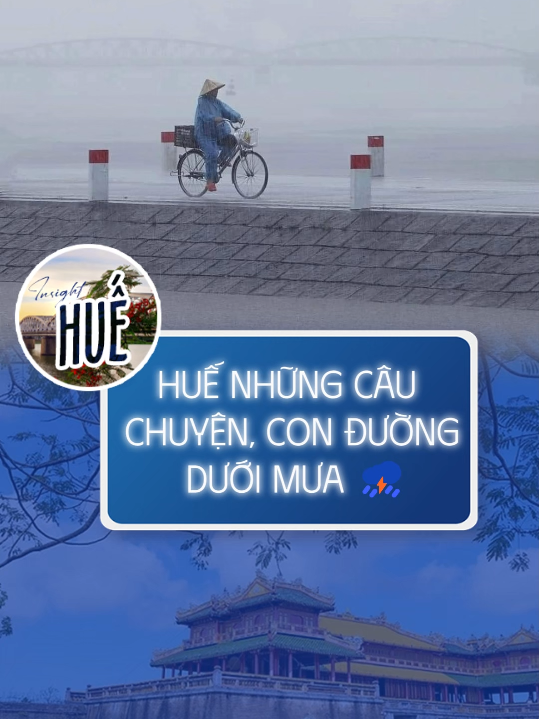 HUẾ NHỮNG CÂU CHUYỆN, CON ĐƯỜNG DƯỚI MƯA ⛈️#insighthue #Hue #xuhuong #reviewhue #chillhue #huế_mộng_mơ #HuếBìnhYên #Vibes #mưa #mưahuế