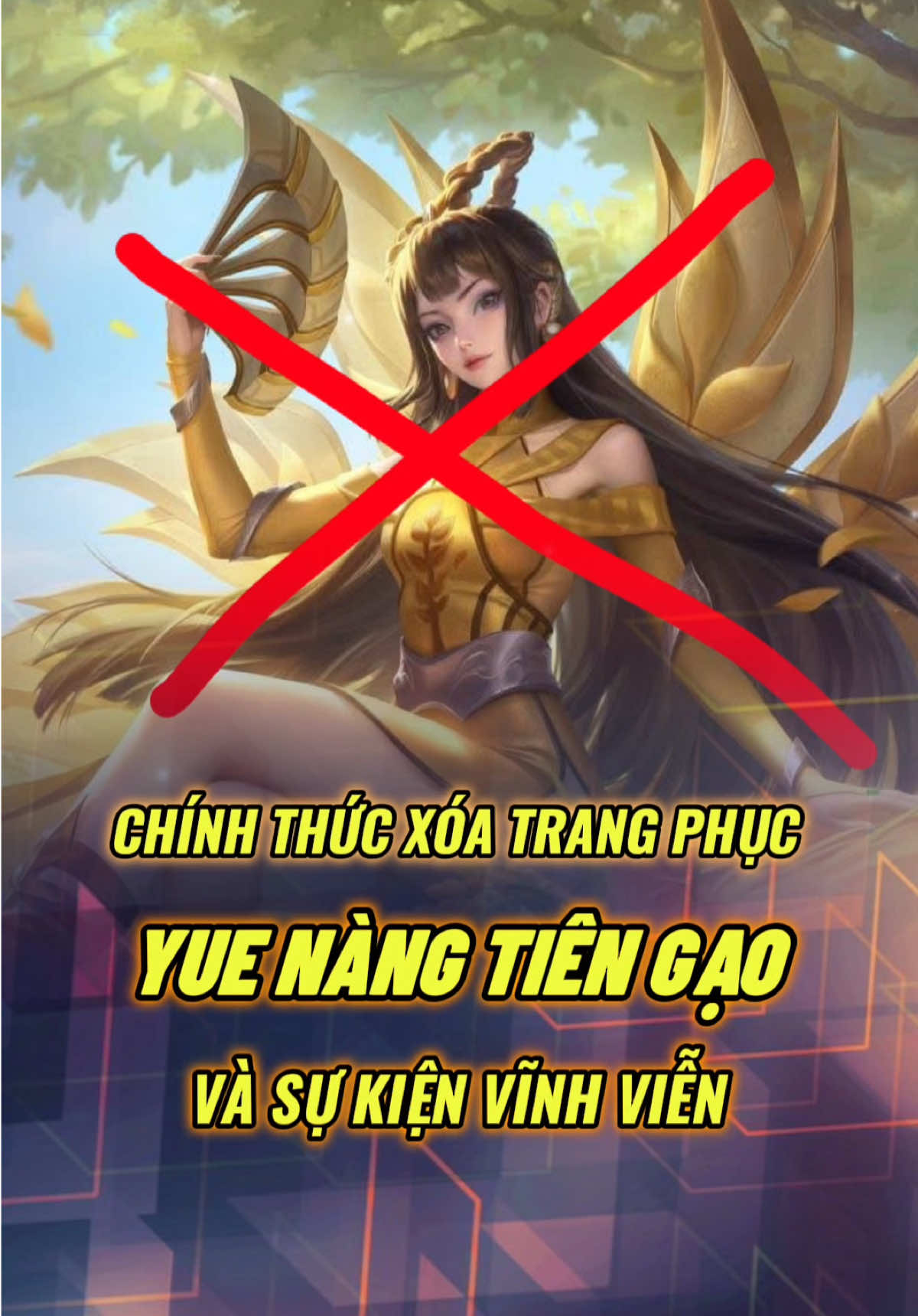 Skin Yue Nàng Tiên Gạo bi gỡ vĩnh viễn #lienquanmonile #lienquan #aov #xuhuong #quillen64 