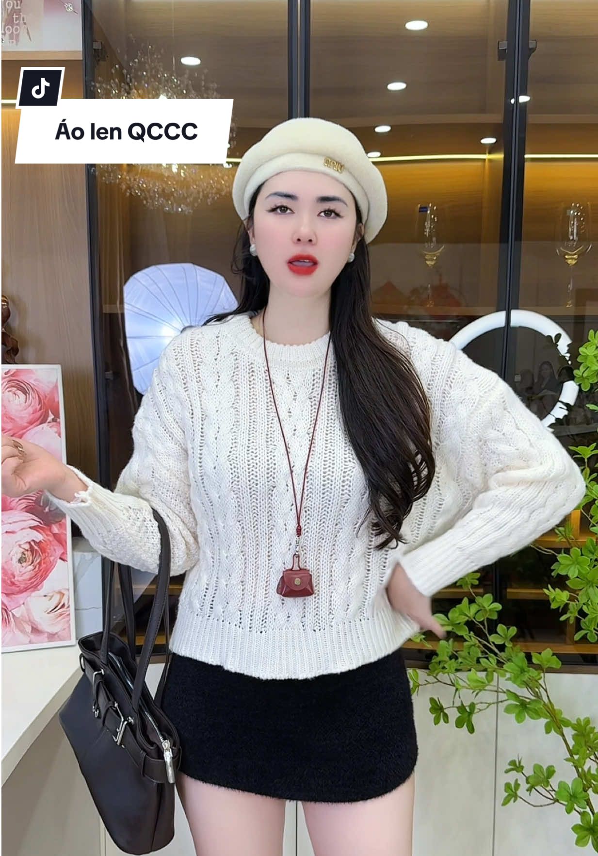 Áo len QCCC siêu dễ mix đồ, xinh lắm mấy bà ơi #thudongxudaily #aolenqccc #aolen #aolennu #qccc 