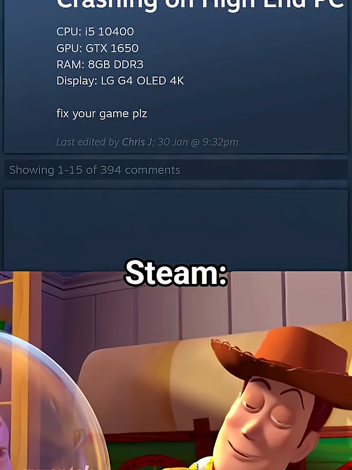 Steam respond belike :) #steamgames #meme #gameplay #xuhuongtiktok#lmao