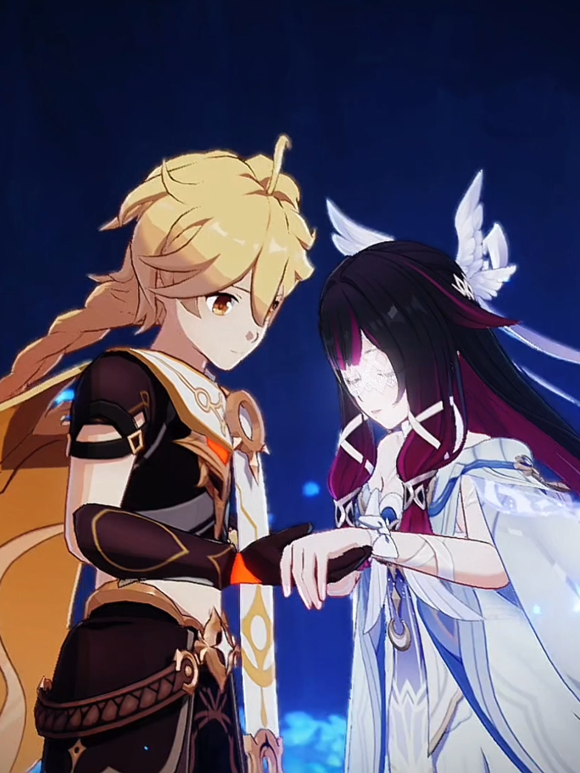 Paimon : pura pura GK liat 👀 #GenshinImpact #Columbina #fyp #foryoupage #genshinedit 