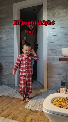 Dzień 3 :D  #elfontheshelf #elfpsotnik #funny #funnykids #christmas 