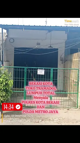 Terima Kasih untuk APH ( Aparat Penegak Hukum ) POLRES KOTA BEKASI DAN POLDA METRO JAYA dan Jajarannya. semoga ini akan Menjadi Efek Kepada penjual Obat Tipe-G tersebut tidak akan Membuka atau menjual obat tipe-G tersebut secara terang terangan dan bebas. @JATANRAS POLDA METRO JAYA @Satreskrim Polres Metro Bekasi @JATANRASPOLRESTABKT @Mitra Presisi Bekasi Kota #fyppppppppppppppppppppppp  #fypage  #viral_video  #viraltiktok  #fypvidioviraltiktok_fyp_foryou 