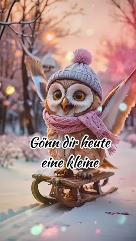 Gönn dir heute eine kleine Auszeit voller Freude und Leichtigkeit. Guten Morgen ☕️✨🍀 #GutenMorgen #WinterVibes #CuteAnimation #Herzenswärme #Fyp SunoSound