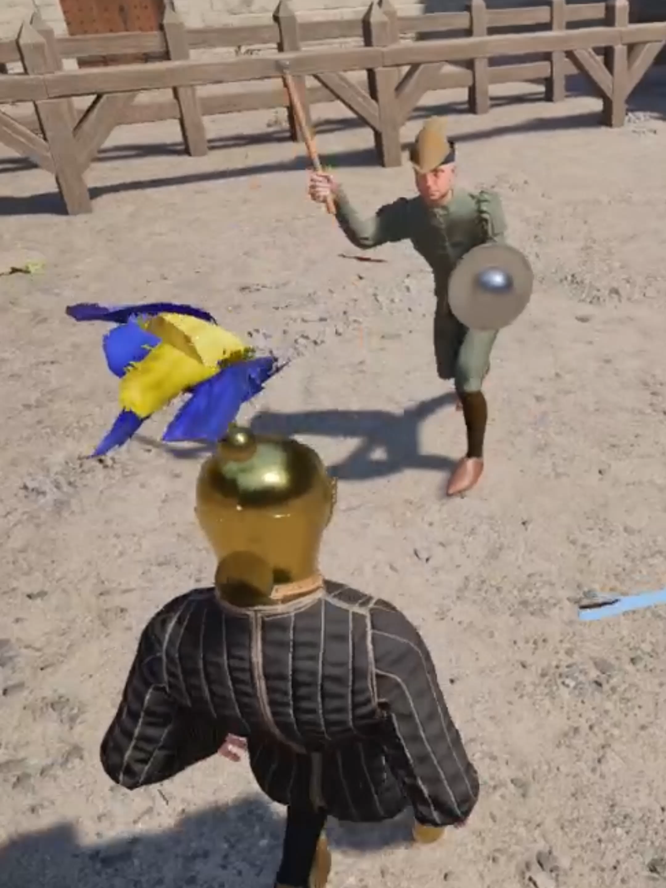 DID I JUST KILL THIS MAN WITH MY CAKE?!?! #halfsword #halfswordgameplay #GamingOnTikTok #gaming #fypシ゚viral #fyp #fypシ #viral #anime #omniman #viltrumite