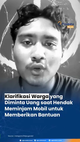 Pria yang sempat membuat heboh jagat maya melalui video viral tentang dugaan permintaan Rp1 juta saat dirinya hendak meminjam mobil kavaleri TNI dan mobil DPR akhirnya angkat bicara.  Dalam klarifikasi terbarunya, ia mengakui bahwa pernyataannya saat itu lahir dari emosi sesaat dan tidak menggambarkan fakta sebenarnya.  Ia menegaskan bahwa TNI adalah pengayom rakyat, bukan pihak yang mempersulit masyarakat sebagaimana tersirat dalam video sebelumnya. Ia pun meminta maaf dan berharap klarifikasi ini dapat menghentikan kesalahpahaman yang terlanjur menyebar luas, sekaligus mengingatkan publik agar tidak mudah terpancing oleh informasi viral tanpa memahami konteks yang utuh. #ProdataNews #Bantuan #klarifikasi #TNI #DPR 