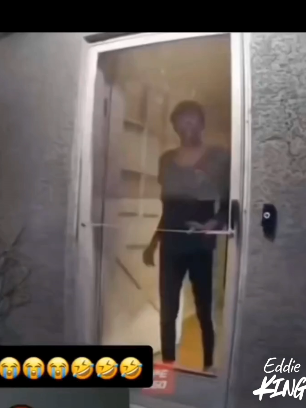 She told the cops someone broke her window… then her door broke too 💀😂#FunnyMoments #FailTok #ComedyGold #FYP #Relatable