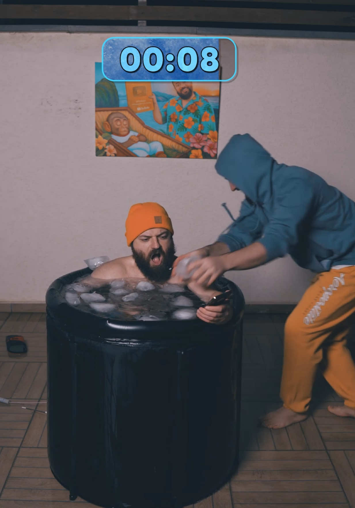 4 დღე ანტარქტიდამდე 🥶                #humankako #icebath #