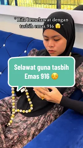 Alhamdulillah boleh tambah pahala dengan rezeki yg Allah bagi 🤲🏻✨ #faridgoldjewellery #emas916 #tasbih #emasviral #foryou 