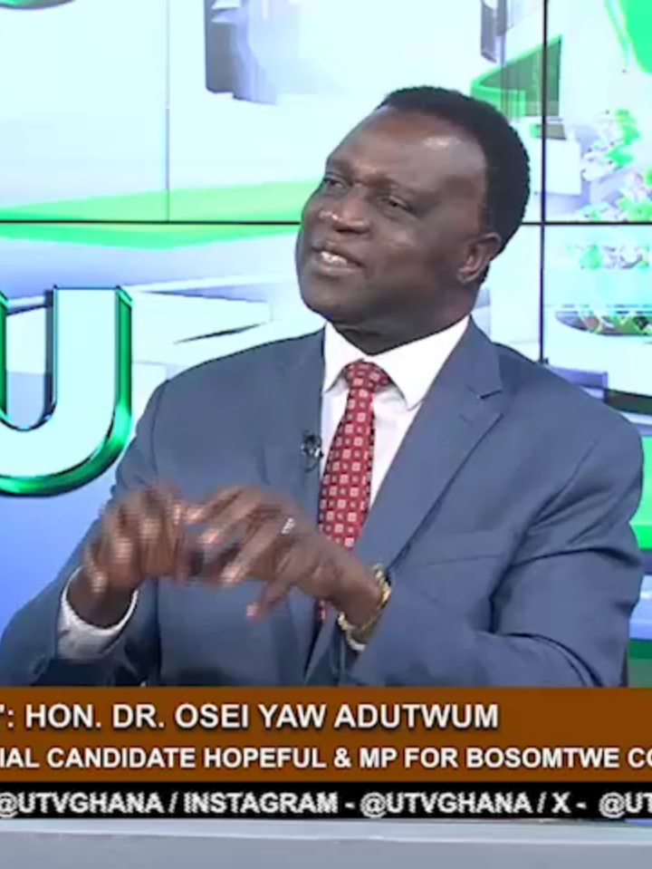 Ghana’s education system particularly the Ghana Education Service should never be politicised - Dr. Yaw Osei Adutwum (NPP Presidential candidate hopeful) #UTVGhana