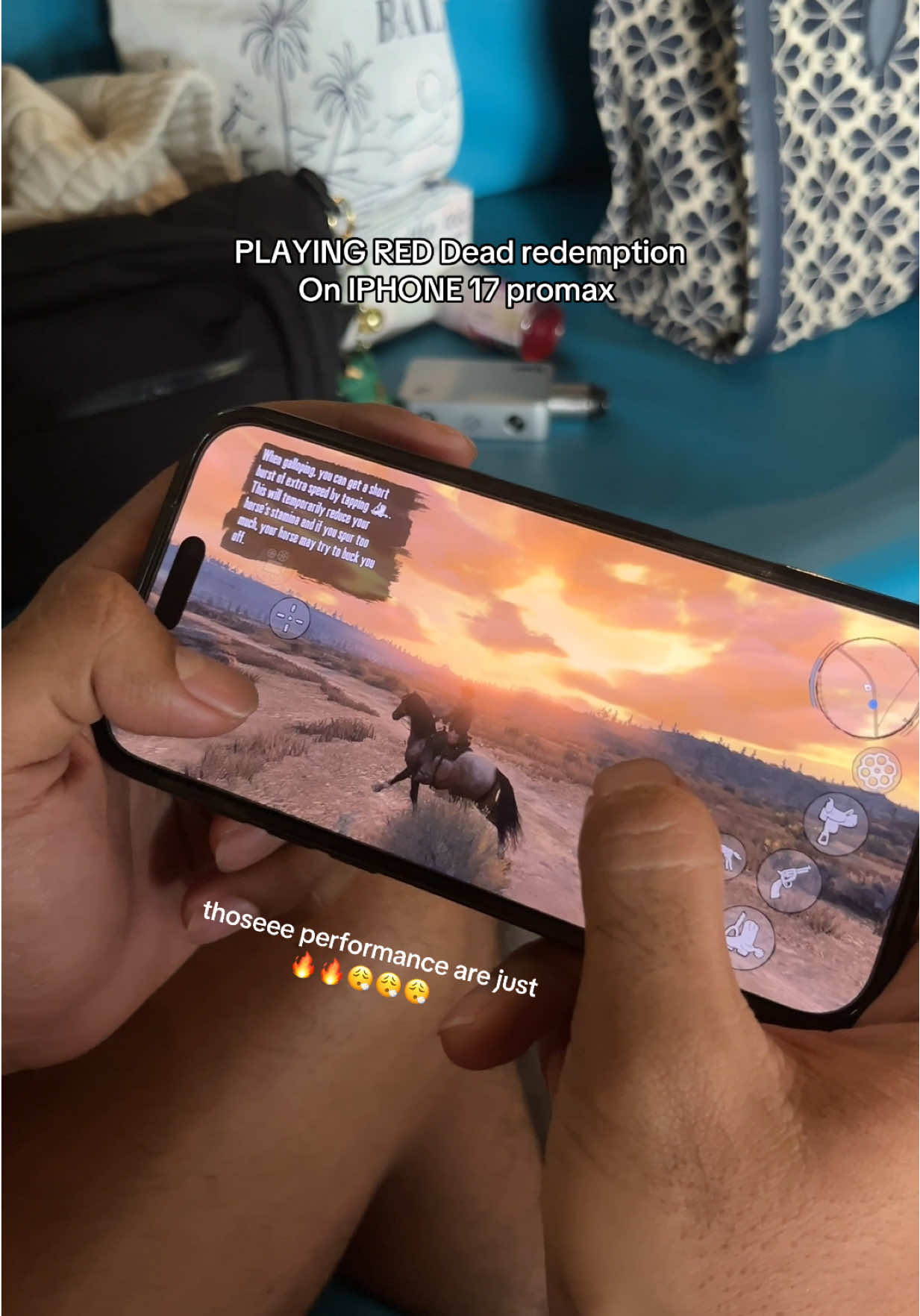 Udah release red dead redemption for mobile !! Kalian bisa mainin dengan dua cara  Langganan netflix atau beli full game nya seharga 500rb di platform android atau ios 😬  Enjoy!!  #reddeadredemption #reddeadredemptionmobile #iphone17 #iphone17pro