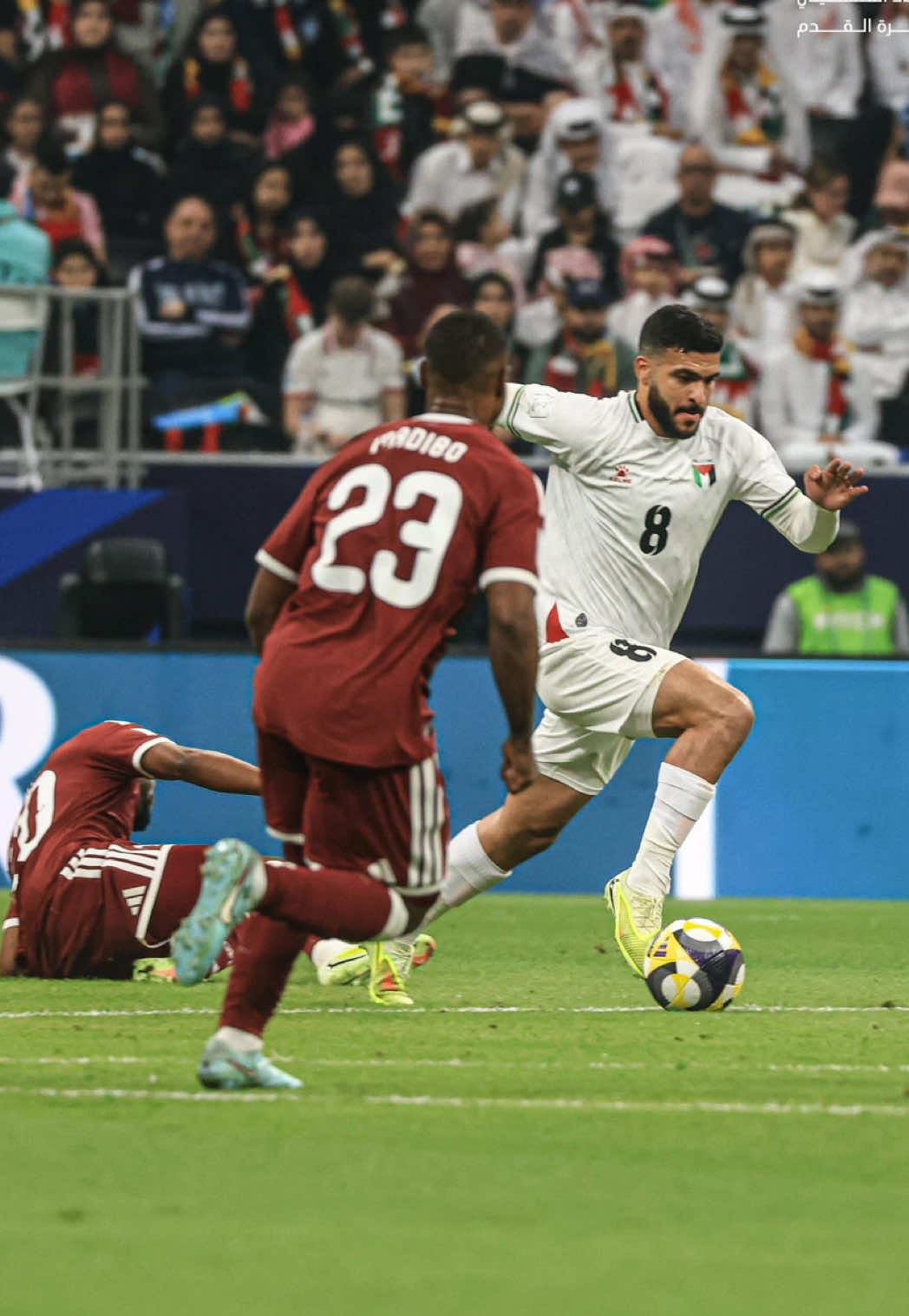 ما قدمه حامد حمدان في مباراة الافتتاح ضد قطر في كاس العرب 🔥🇵🇸#منتخب_فلسطين #كاس_العرب #حامد_حمدان #اكسبلور #fyp @hamedhamdan 