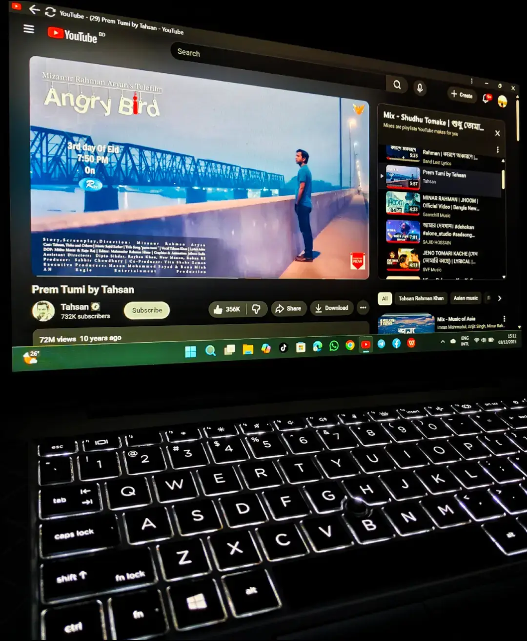 🎵🎙️ Prem tumi ashbe evabe 🎧🎶 #tahsan #music #lyrics #by #viral 