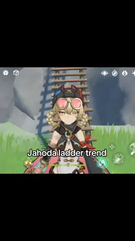 Jahoda tries the ladder trend... #GenshinImpact #jahoda #laddertrendgenshin 