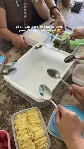 🥢 #bibimbap #lowbudget #friendship #_fypシ #fyppppppppppppppppppppppp 