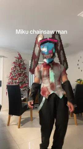 Debut post 🥹 I miss wearing ts #miku #chainsawman #cosplay #cosplayer #fyp 