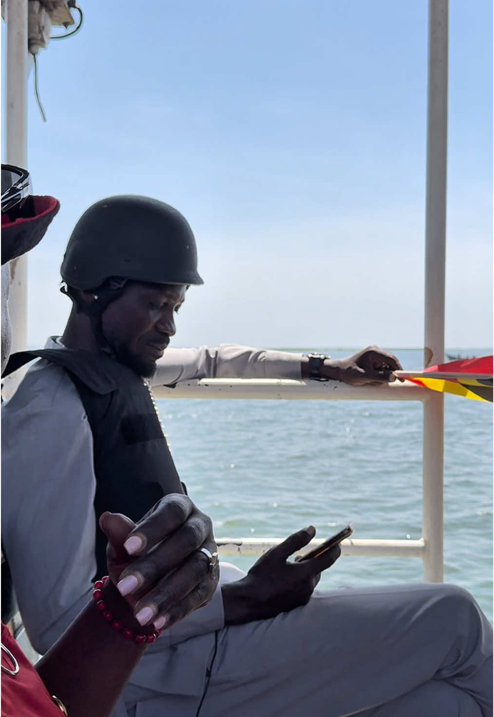 At Zengebe landing site as we cross to Lango sub-region to preach our message of freedom to our change hungry masses. #ANewUgandaNow  #ProtestVote2026 #PeoplePowerOurPower