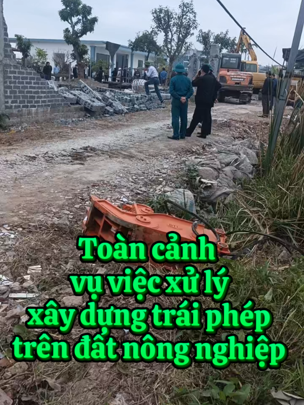 #xuhuong #Toàn cảnh vụ xử lý xây dựng trái phép trên đất nông nghiệp bài học to lớn cho tất cả mọi người#xaydung #datnongnghiep #tranthuhien @Trần Thu Hiền @Trần Thu Hiền @Trần Thu Hiền 