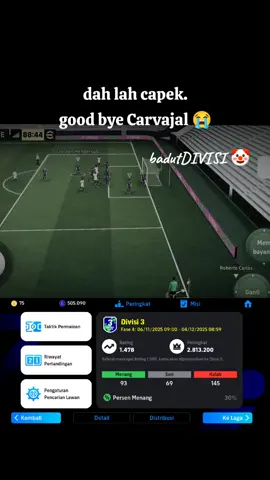 umpan salah Mulu. cf gak mau maju. cb kek patung. #fyp #cemilandivisi #pushdivisi #efootball #konami 