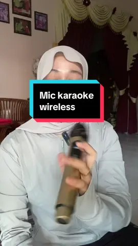 Lepas ni karaoke kat rumah je, compem jiran mimpi ng3ri🤣 #micwireless #mickaraoke #mickaraokewireless 