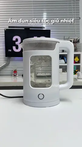 Ấm đun siêu tốc giữ nhiệt #riviulv1 #unbox #review #amdunsieutoc #amdungiunhiet 