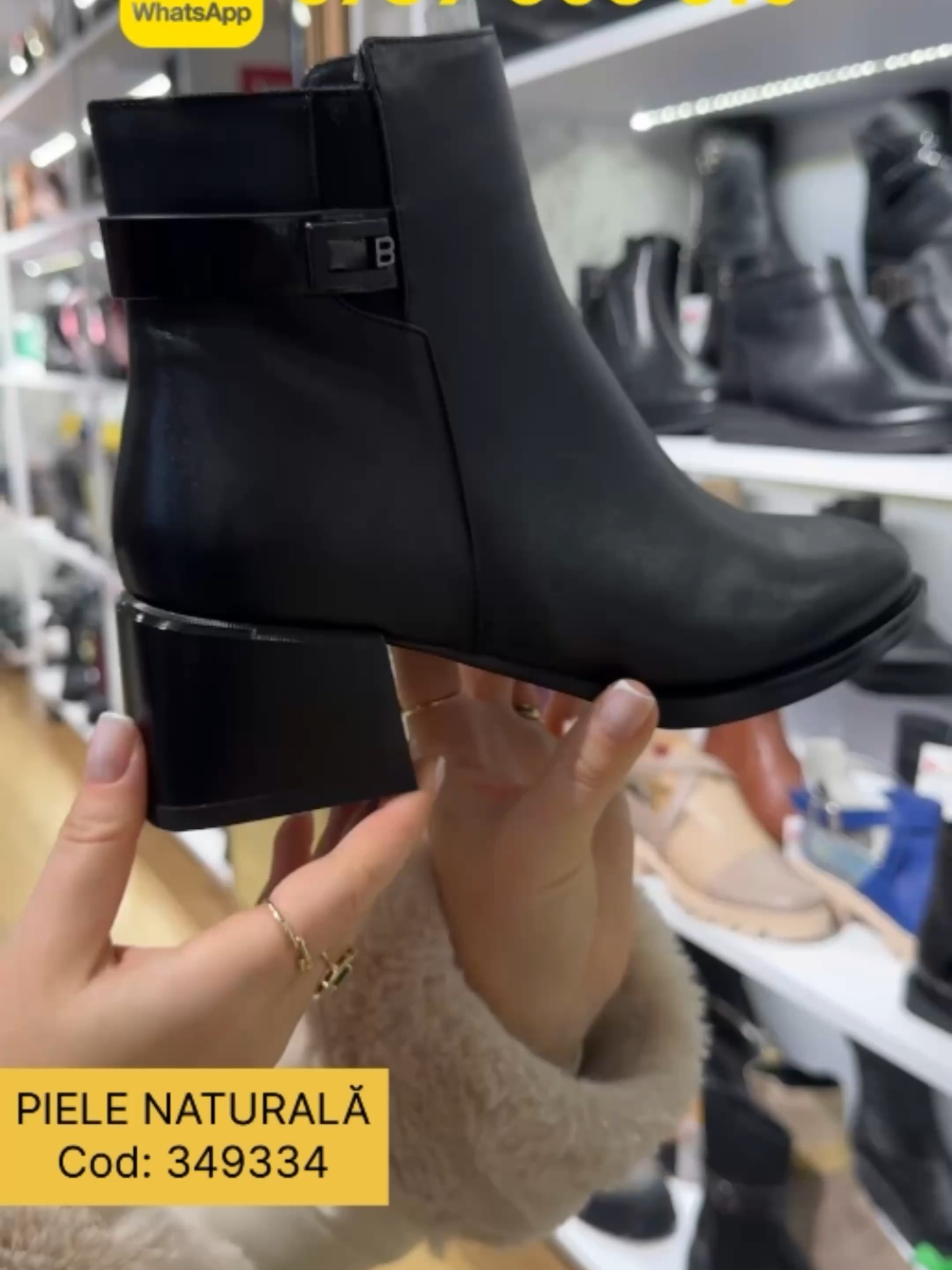 🔎Cod: 349334-📲Comenzi la telefon: 0759 608 610 🚚Livrare oriunde in Europa 🎨 o culoare disponibila ✔️ Marimi de la 36 la 40 - Profită acum! #modlet #onlineshop #incaltaminte#modlet #pielenaturala #winterfashion #iarna #ghete #botine