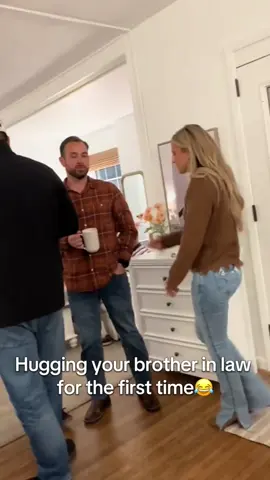 Hug your brother in law challenge😂#fyp #hugyoursiblingschallenge #funny