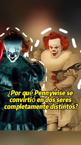¿Por qué Pennywise se convirtió en dos seres completamente distintos?#itwelcometoderry #it #pennywise #movie #fyp 