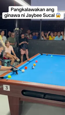 Pangkalawakan ang ginawa ni Jaybee Sucal 😱 #billiards #sports #8ballpool #fyp #viralvideo 