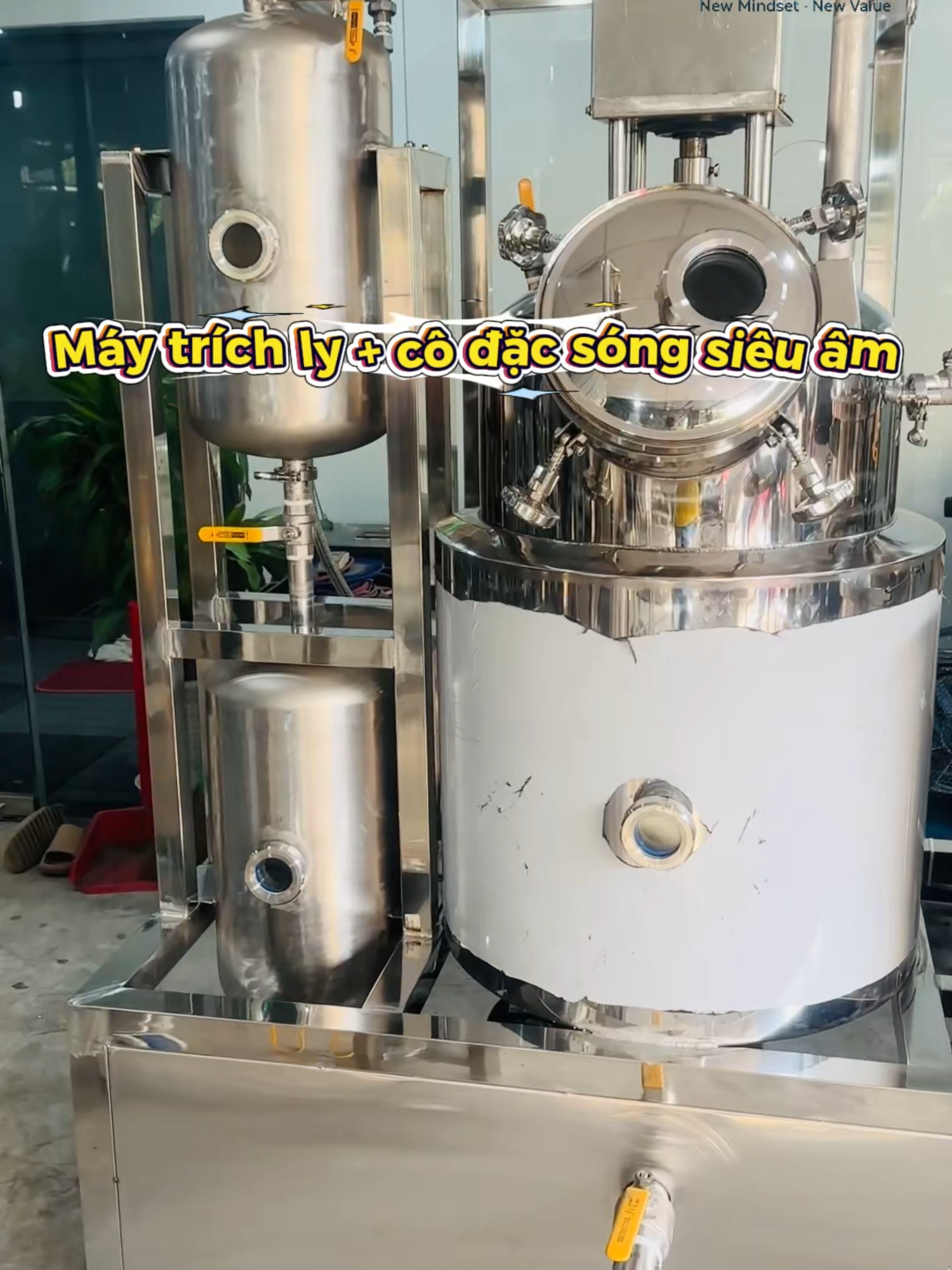 Máy trích ly + cô đặc sóng siêu âm Machinex - Trợ thủ đắc lực cho các nhà máy sản xuất cafe, cao dược liệu,... #machinexvietnam #maytrichlycodac #trichly #codac